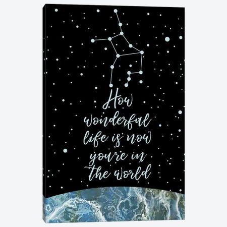 Constellation (Virgo) Canvas Print #MBL14} by Marble Art Co Canvas Print