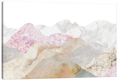 Mountain Landscape Canvas Art Print - Marble Art Co
