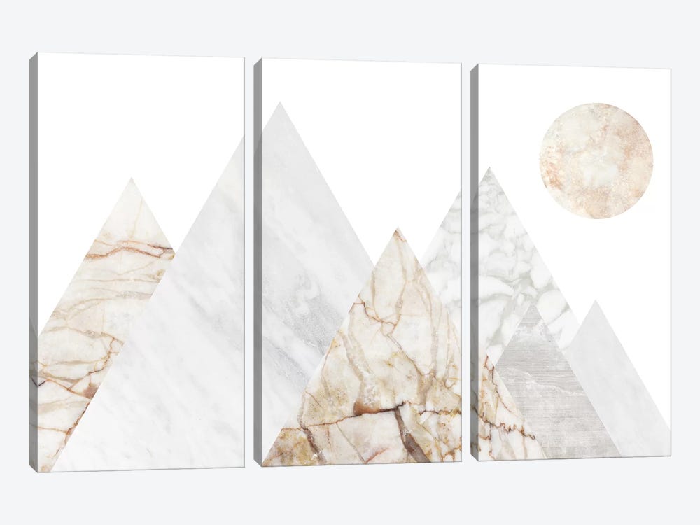 Peak Landscape III by Marble Art Co 3-piece Canvas Art Print