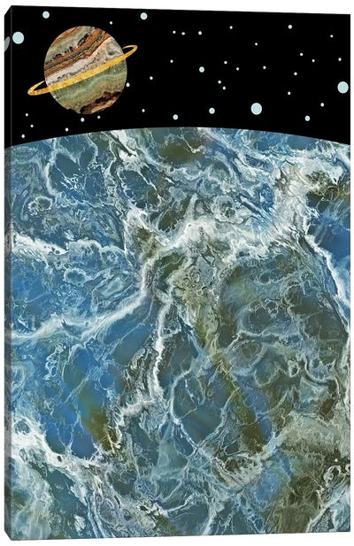 Space II Canvas Art Print - Marble Art Co