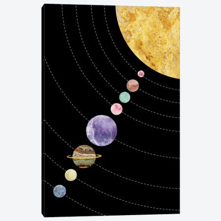 Space XVII Canvas Print #MBL53} by Marble Art Co Canvas Wall Art