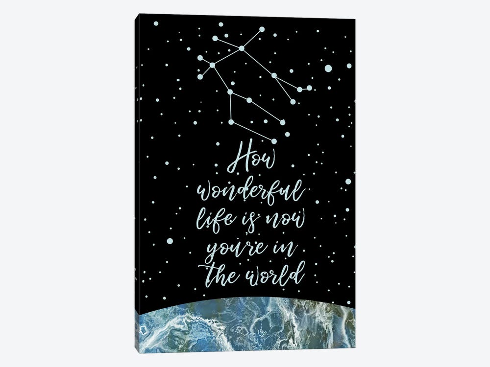 Constellation (Gemini) by Marble Art Co 1-piece Canvas Wall Art