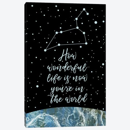 Constellation (Leo) Canvas Print #MBL8} by Marble Art Co Canvas Artwork