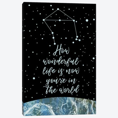 Constellation (Libra) Canvas Print #MBL9} by Marble Art Co Canvas Art