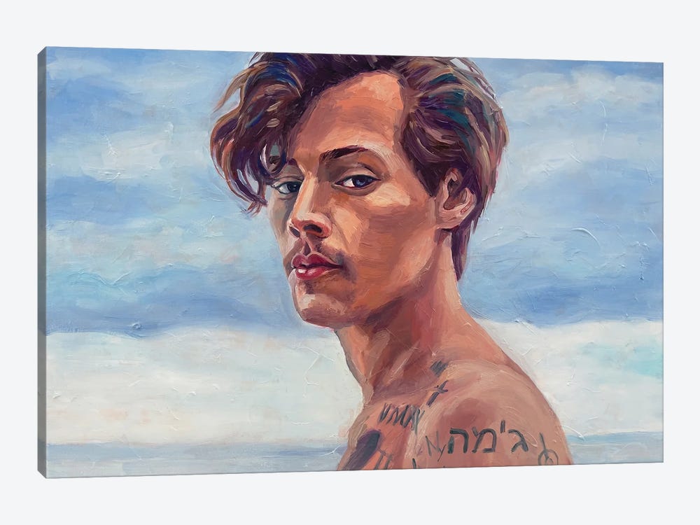 Portrait Of Harry Styles by Marina Beresneva 1-piece Canvas Print