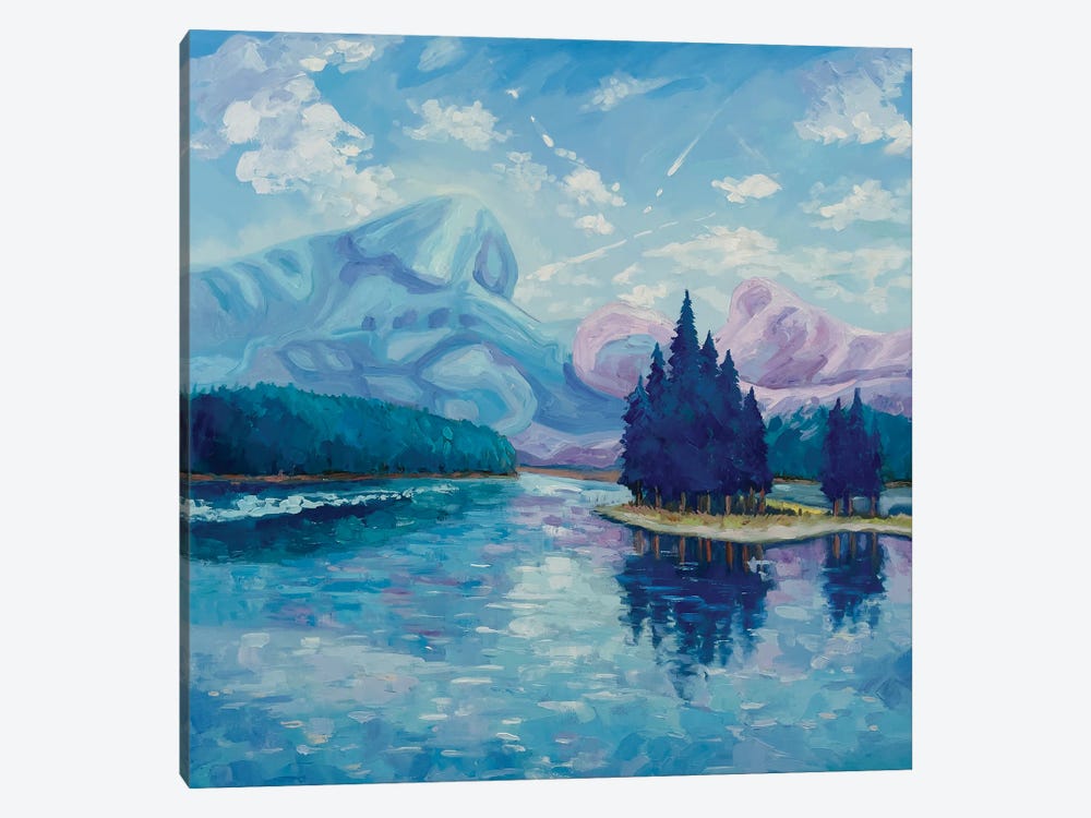 Two Mountains by Marina Beresneva 1-piece Canvas Art Print