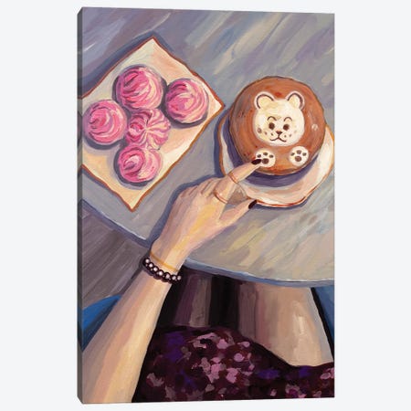Hello, Coffee Canvas Print #MBN18} by Marina Beresneva Canvas Art