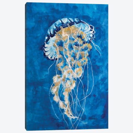 Jellyfish Canvas Print #MBN21} by Marina Beresneva Art Print
