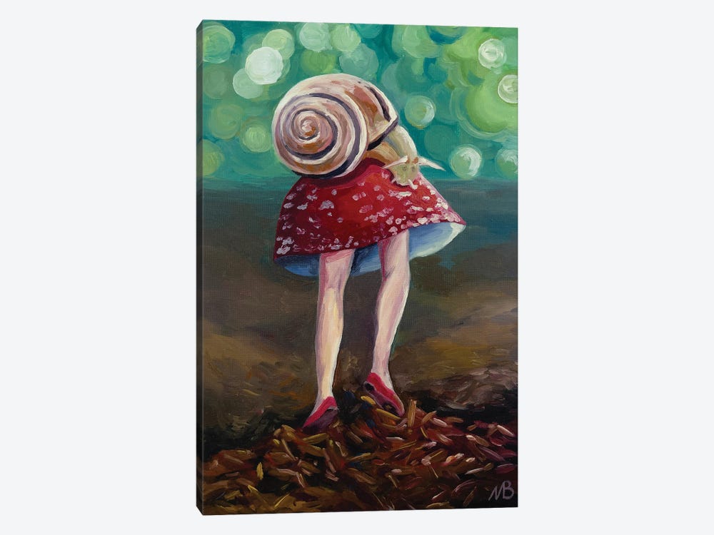 Mushroom With Legs by Marina Beresneva 1-piece Art Print