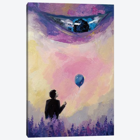 Please, Can I Have A Ballon? Canvas Print #MBN37} by Marina Beresneva Canvas Art Print