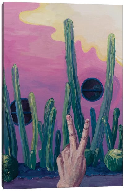 Cacti Canvas Art Print - Marina Beresneva