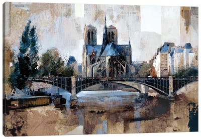 Notre Dame, Paris Canvas Art Print