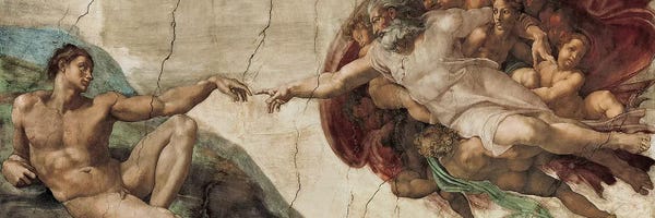 Michelangelo: Creazione di Adamo by Michelangelo