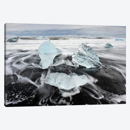 The Landed Ice Canvas Print #MBT110} by Mauro Battistelli Art Print