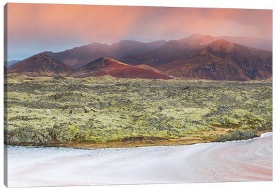 Icelandic Landscape Canvas Art Print - Mauro Battistelli
