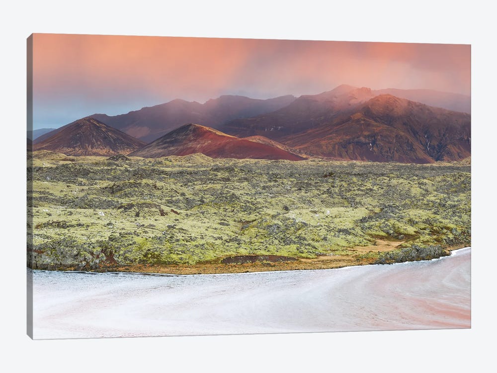 Icelandic Landscape by Mauro Battistelli 1-piece Canvas Art Print