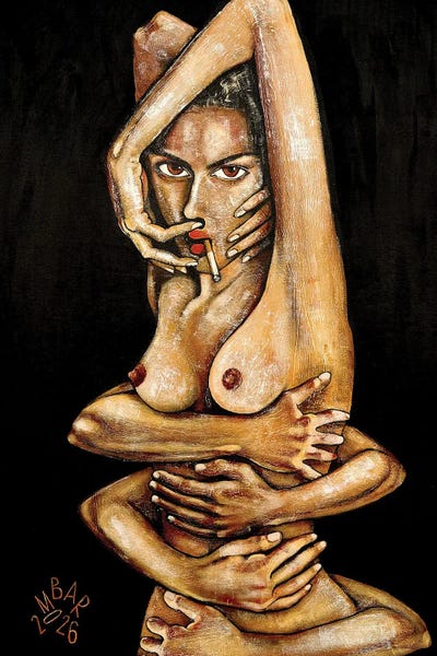 Mikhail Baranovskiy - Canvas Prints: Still Holding On by Mikhail Baranovskiy