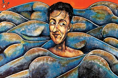 Stormy Sea by Mikhail Baranovskiy framed canvas print