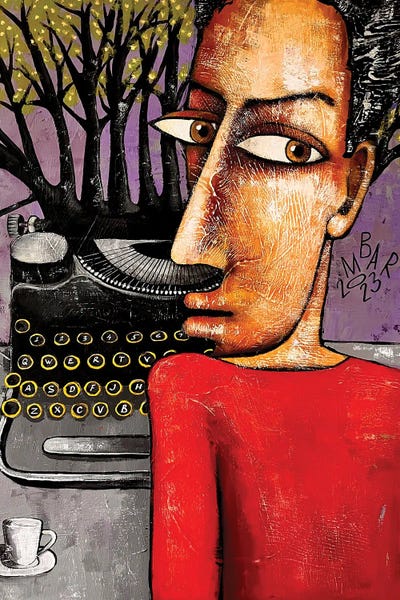 Self-Aware Portraits: Deep Forest by Mikhail Baranovskiy