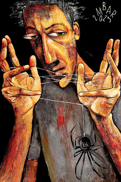 Self-Aware Portraits: Game For Two by Mikhail Baranovskiy