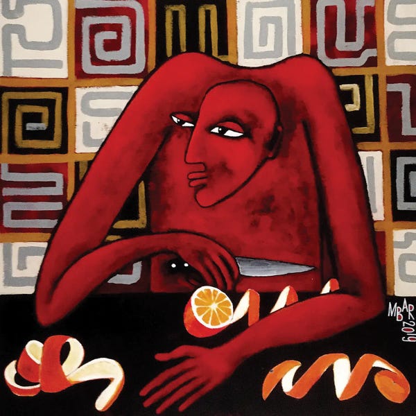 Oranges: Möbius Peels by Mikhail Baranovskiy