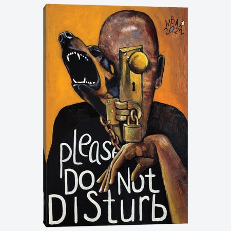 Please Do Not Disturb Canvas Print #MBV41} by Mikhail Baranovskiy Canvas Print
