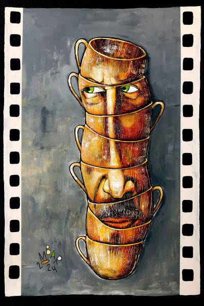 25th Frame by Mikhail Baranovskiy framed canvas print