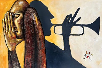 Solo Of Soul by Mikhail Baranovskiy framed canvas print