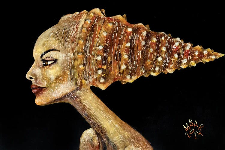 Shell-Tered Beauty by Mikhail Baranovskiy wall art
