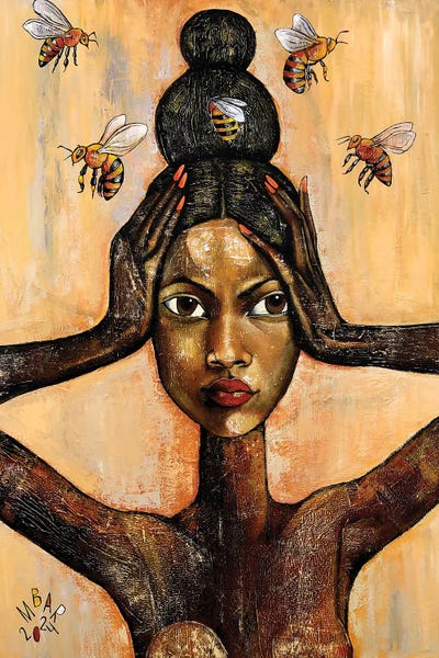 My Mind Is A Hive by Mikhail Baranovskiy framed canvas print