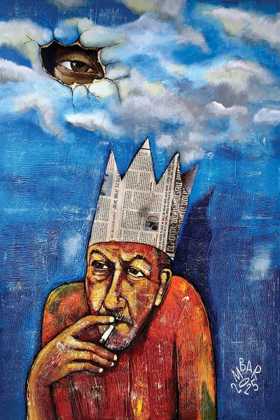 God Is Witness by Mikhail Baranovskiy framed canvas print