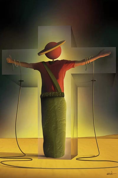 Similar To Salvador Dali: Homem na Cruz (Man On The Cross) by Marcel Caram