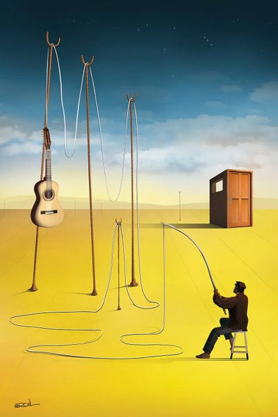 Guitars: O Pescador de Violão (The Guitar Fisherman) by Marcel Caram