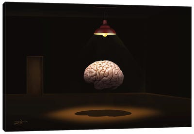 Cerebro (Brain) Canvas Art Print - Marcel Caram