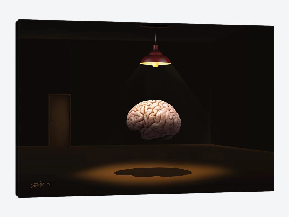 Cerebro (Brain) by Marcel Caram 1-piece Art Print
