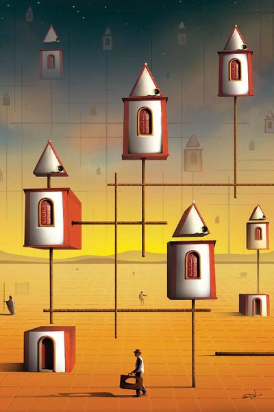 Comunidades (Communities) by Marcel Caram canvas print