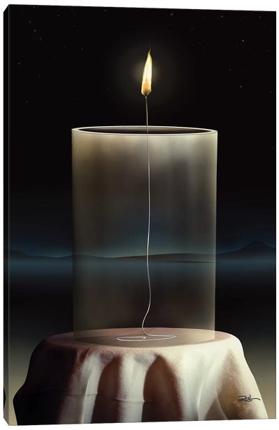 Vela Vidro (Candle Glass) Canvas Art Print - Marcel Caram