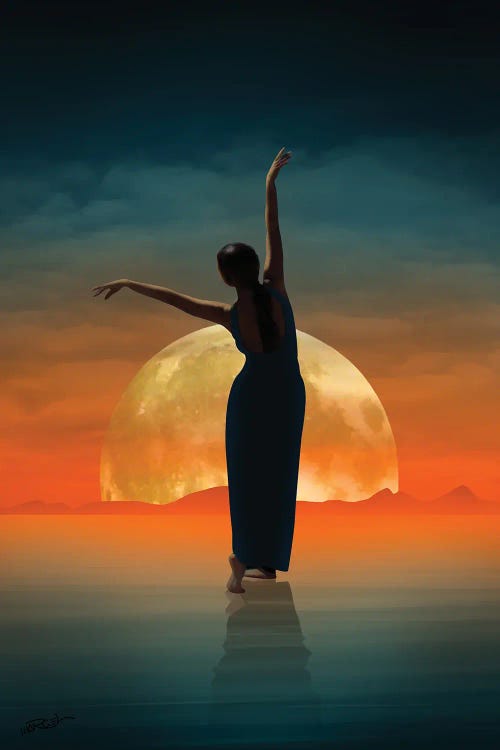 Moon by Marcel Caram wall art