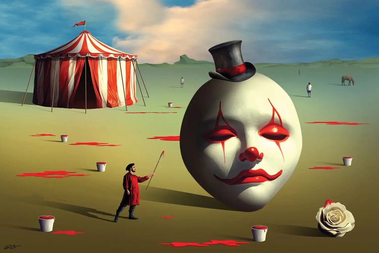 The Clown by Marcel Caram wall art