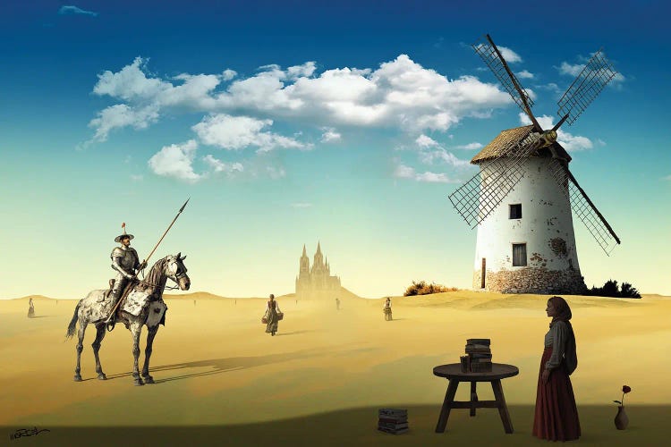 Dom Quixote by Marcel Caram wall art