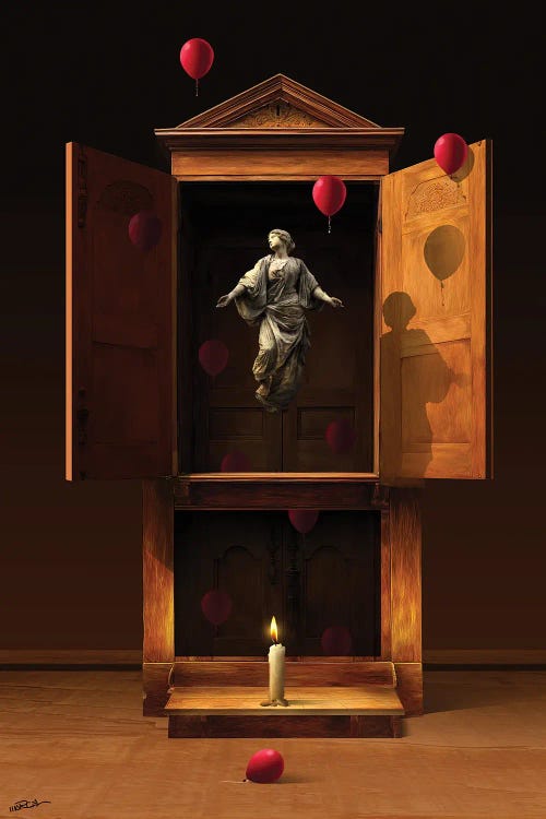 Ascension Of Silence by Marcel Caram canvas print
