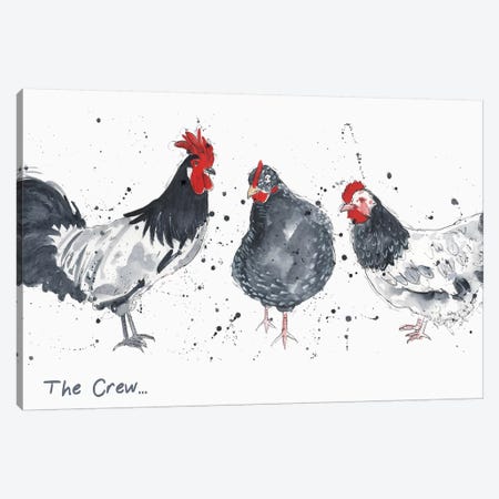The Crew Canvas Print #MCE10} by Michelle Campbell Canvas Wall Art