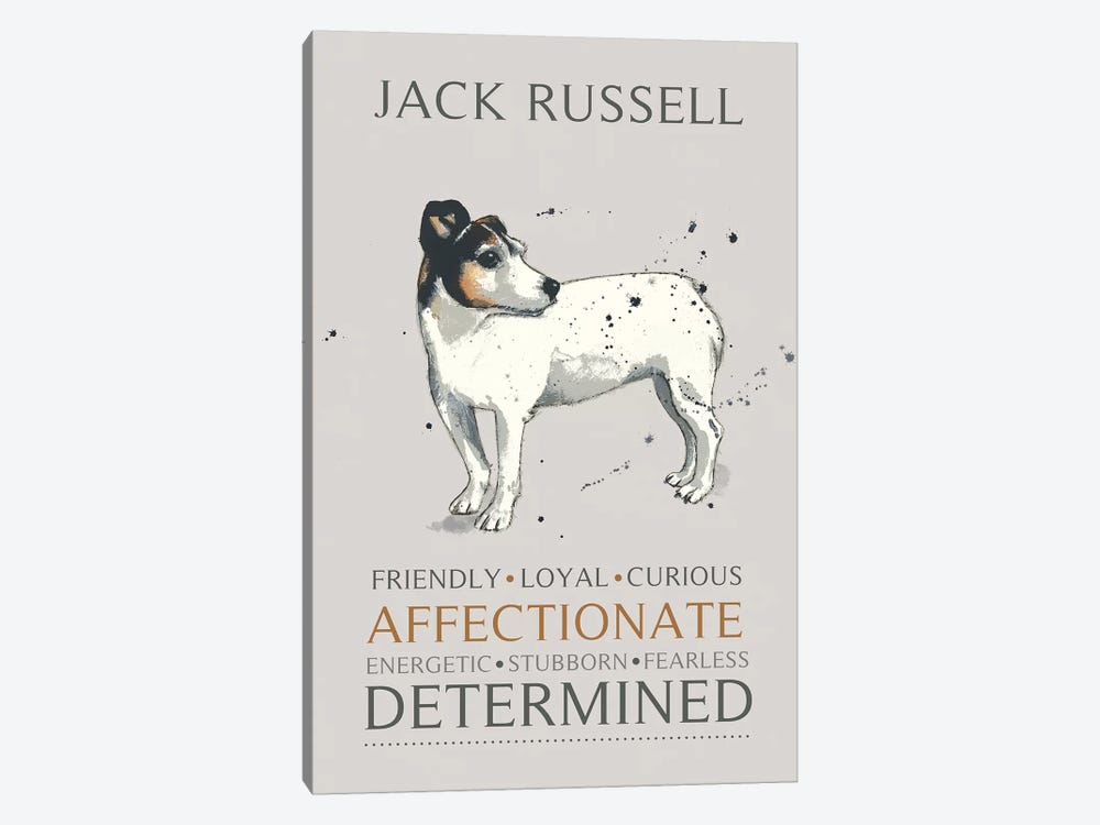 Jack Russell by Michelle Campbell 1-piece Art Print