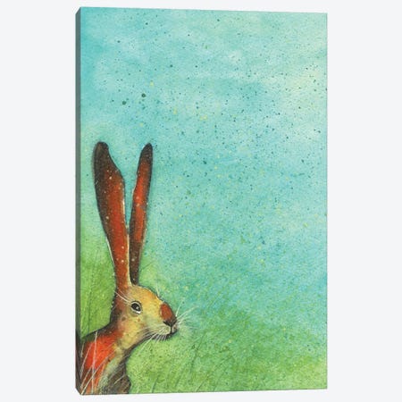 Hunny Bunny Canvas Print #MCE28} by Michelle Campbell Art Print
