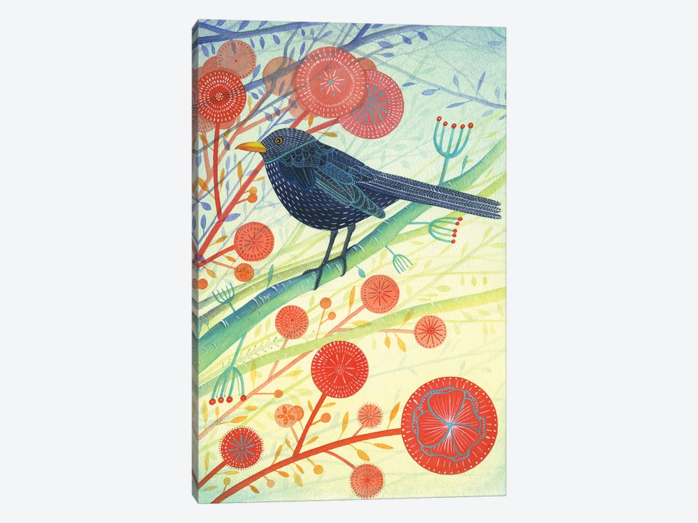 The Blackbird by Michelle Campbell 1-piece Canvas Print