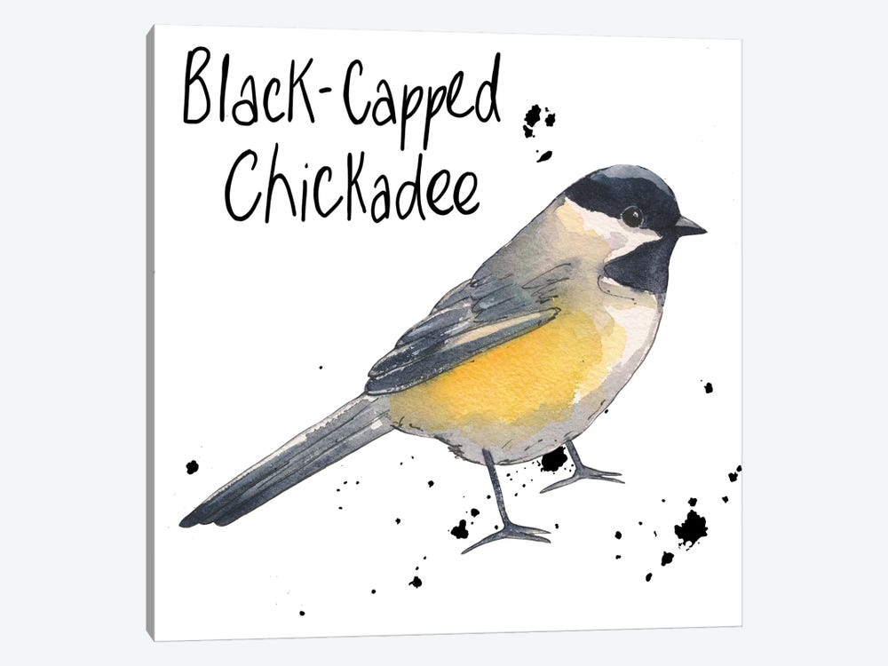 Chickadee by Michelle Campbell 1-piece Canvas Wall Art