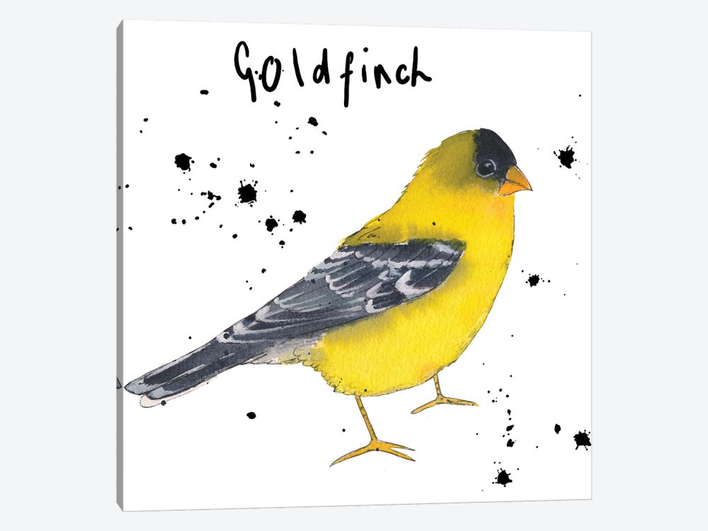Goldfinch by Michelle Campbell 1-piece Canvas Art Print