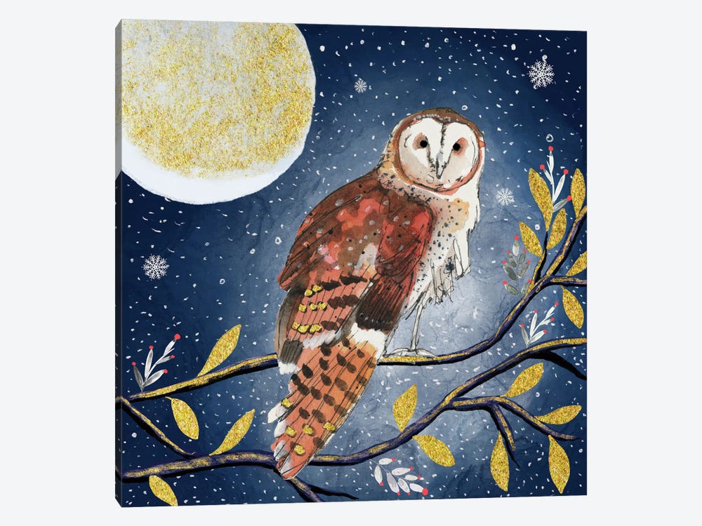 Night Owl by Michelle Campbell 1-piece Canvas Print