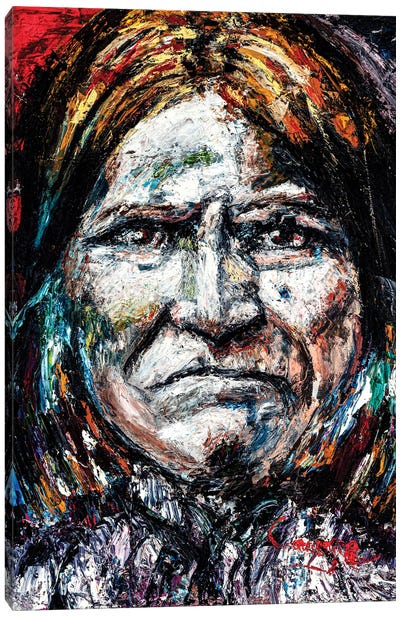 Geronimo Canvas Art Print - Mark Courage