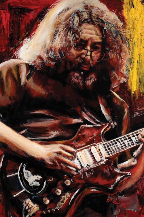 Jerry Garcia by Mark Courage wall art